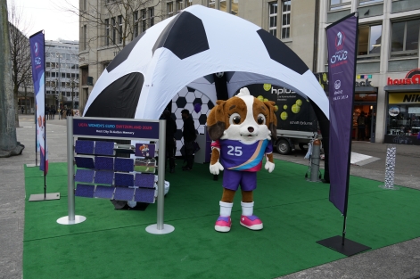 WEURO-Maskottchen Maddli in St.Gallen